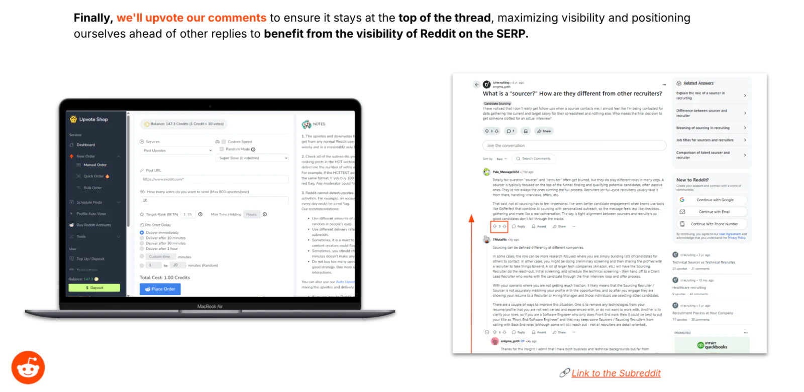 Reddit Strategy Details